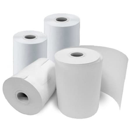 Zebra Zebra Direct Thermal 2.4 mil Receipt Paper, 2.2812" x 50', Z-Perform 1000D, 0.5" Core, 50PK 10021233