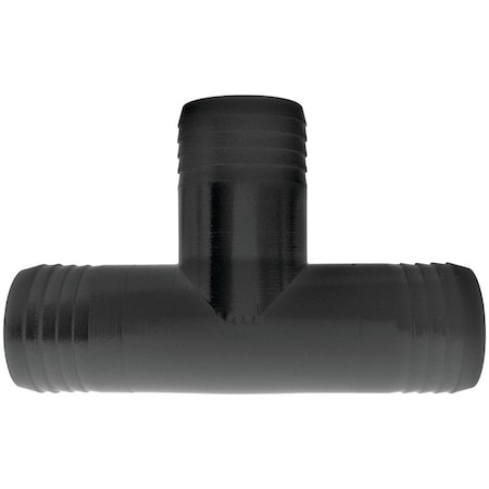 Green Leaf T112P Hose Adapter Tee, Polypropylene, Black T 112 P