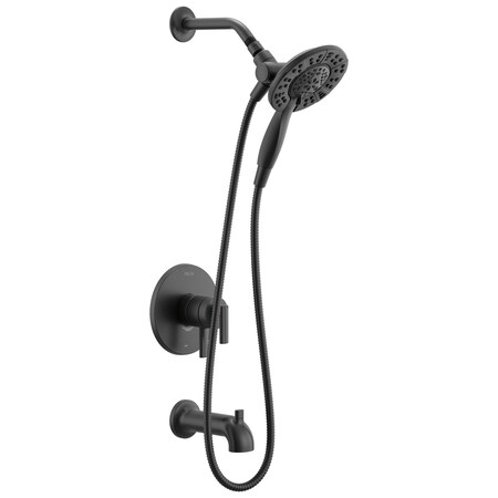 Delta Altado Monitor 17 Series Tub & Shower Trim With In2Ition In Matte Black T17442-BL-I