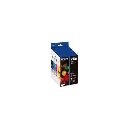 Epson CRTDGS, 786, BK, C, M & Y, 8PK T786120BCS