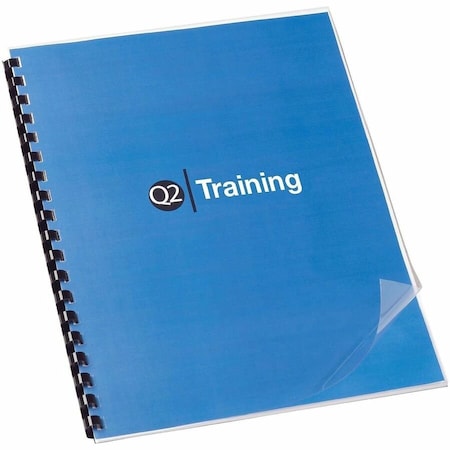 Gbc Binding Covers, Plastic, Clear, PK100 2000041