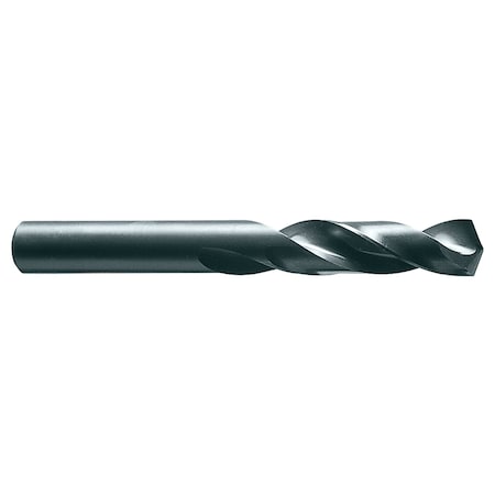 Cle-Line Screw Machine Drill Bit, #10 Size, 135  Degrees Point Angle, High Speed Steel, Black Oxide Finish C23550BP