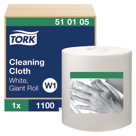 Tork Dry Wipe, Moderate, White 510105