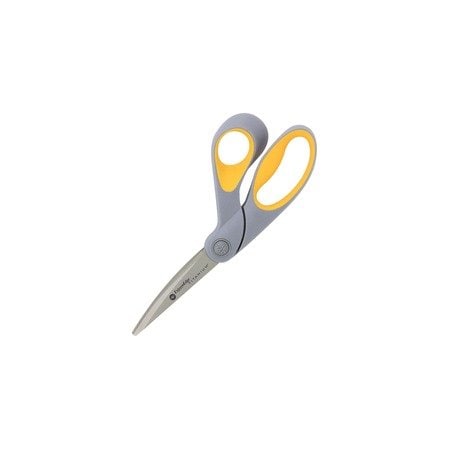 Westcott ExtremEdge Adjust Scissors, 9", Bent, Gray 14669