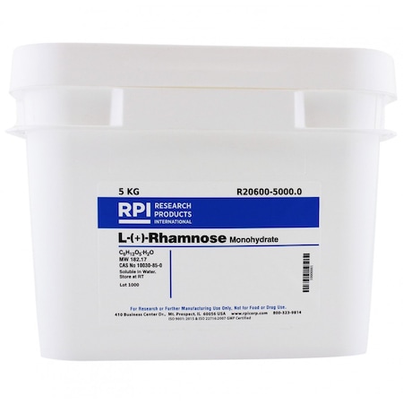 Rpi L-+-Rhamnose, Monohydrate, 5 Kilograms R20600-5000.0