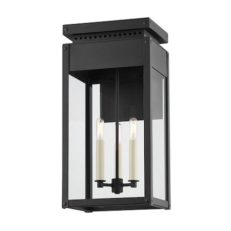 Troy Lighting Braydan 3 Light Exterior 11.25 In. Textured Black B8523-TBK
