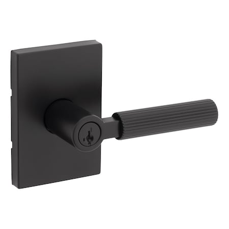 Kwikset Residential Door Levers Entry Reversible Matte Black 740MALRCT-514S