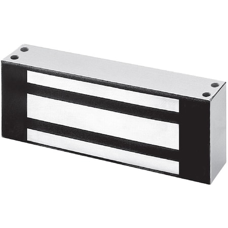 Securitron Mag Lock, Grade 2, Fire Rated, US32D, Offset Strike, 12/24 VDC, 1200lb M62-OS