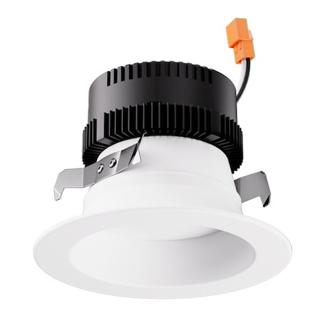 Elco Lighting 4in Round LED Reflector Insert, 5-CCT Switch, Triac/ELV, White EL427CT5W