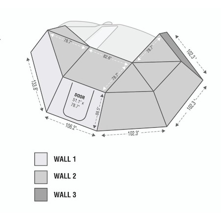 Overland Vcl Awning Extension Panel 18099910