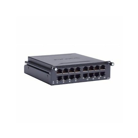 Moxa Gigabit Ethernet module with 16 1000BaseT(X) ports XM-4000-16GTX