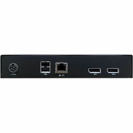 Black Box BLACK BOX KVM-over-IP Receiver - Dual-Monitor, DisplayPort, USB 2.0, Audio, RJ45 EMD2002SE-DP-R