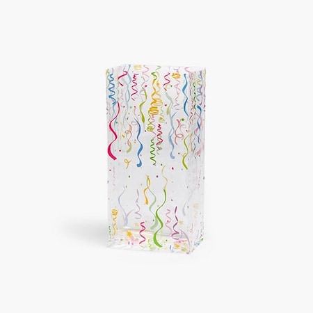 Nashville Wraps Party Streamers Cello Bags, 4x2.5x9.5, 100PK C2BPS