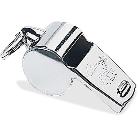 Champion Sports Metal Whistle & Black Lanyard Pack, PK6 BP401