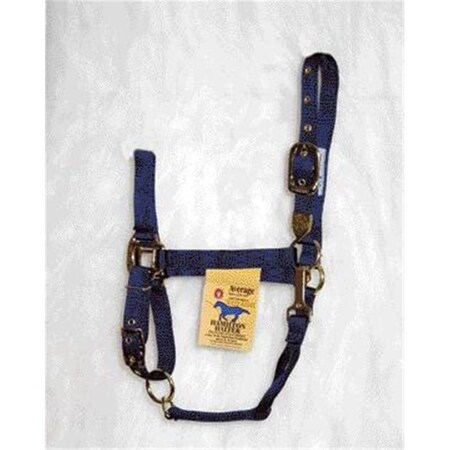 Hamilton Halter Co - Adjustable Chin Halter With Snap- Navy Average - 1DAS AVNV 347264