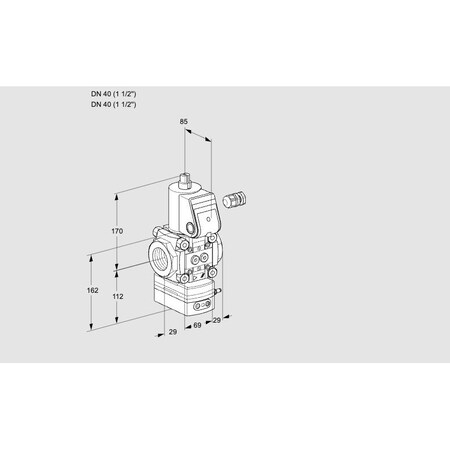 Honeywell Kromschroder VAD240R/NQ-50A KS88010889