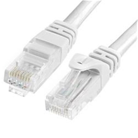 Cmple Cat6 500MHz UTP Ethernet LAN Network Cable - 1.5 ft. - White 950-N