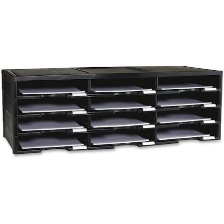 Storex Literature Organizer, 12-Compartment 61432U01C