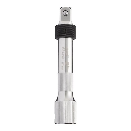 Milwaukee Tool Socket Extension 5 in L, 1 Pieces, Chrome 43-24-9307
