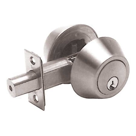 Tell Double Cylinder Deadbolt, 1" L Throw DB3062-SC-15