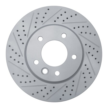 Dynamic Friction Co DFC Geoperformance Rotor - Drilled and Slotted 830-74050D