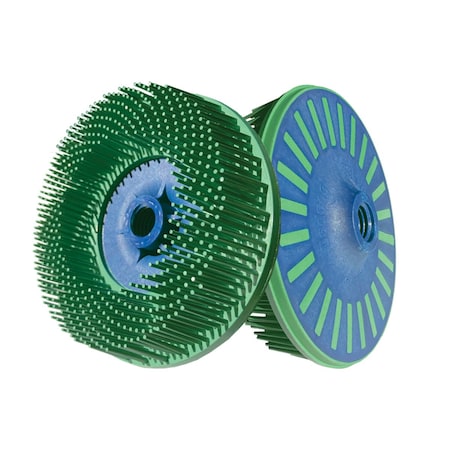Dedeco SUNBURST 4-1/2" EZLOC DARK GREEN 50 GRIT (A/O) 14MM, 5PK 1854