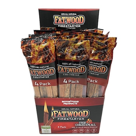 Wood Products Int'L 4Pk Fatwd Firestarter 9900