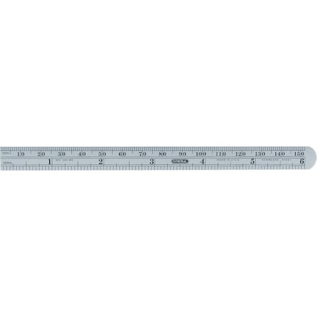 General Tools 6'' Flexible Steel Economy Precision Straight Edge Ruler 305ME