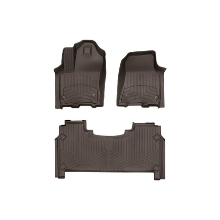 Weathertech Cocoa, Front and Rear FloorLiner HP 4718771IM-4714283IM