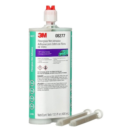 3M Wood Glue, Fiberglass Matting Series, Green, 13.5 oz, Dual-Cartridge 8277