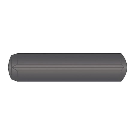 Huyett DIN 1473 Metric Grooved Pin, Low Carbon Steel, 6 mm Dia x 5.93 mm Small End Dia x 36 mm Length GPM-060-036-73