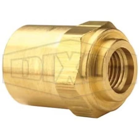 Dixon 180 Heavy Duty Reusable Hose Ferrule, 1/2 in Nominal, 250 psi Pressure, Brass, Domestic 1800816F