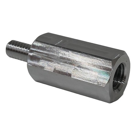 Zoro Select Male-Female Hex Adapter ZTA51CXM12C-AL