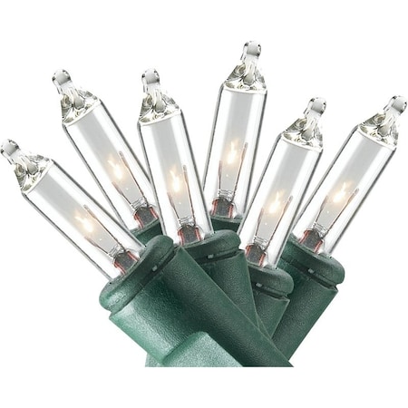 Sylvania V4050-49 Light Set, Christmas, 120 V, 20.4 W, 50-Lamp, Incandescent Lamp, Clear Lamp, 11.54 ft L V4050-33