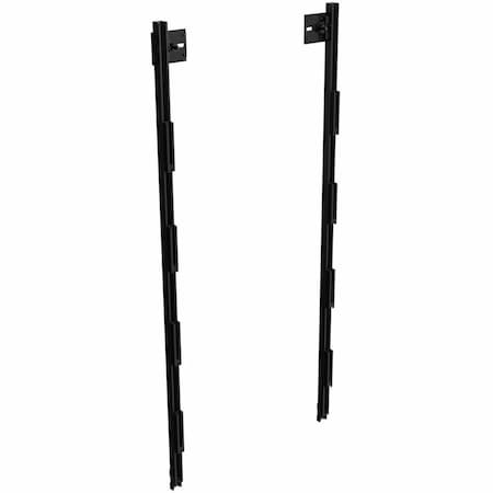 Chief TiLED dvLED Universal Wall Mount - 4 High Extender - For 27 in DvLED Panels - Black DVM27U4E