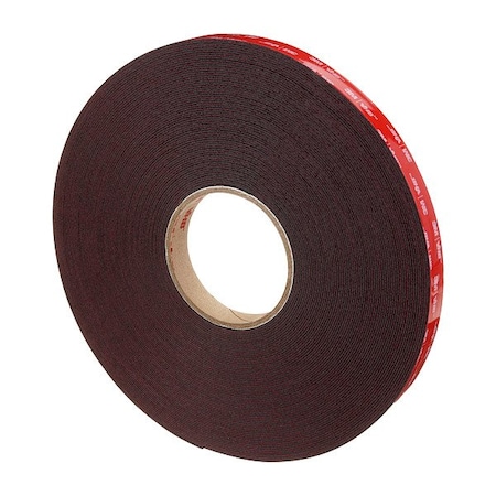 3M Foam Tape, Black, 36 yd L, 3/4 in W 75988