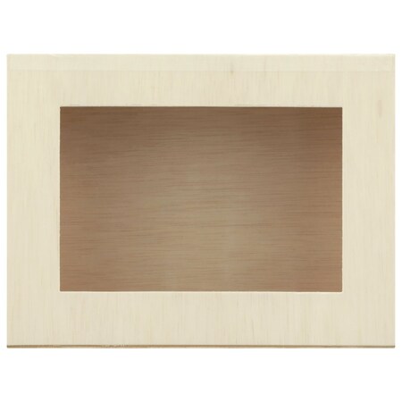 Verterra 6x8x3 Collapsible Box w/ Attached Window Lid, 50PK WB-CB-6X8