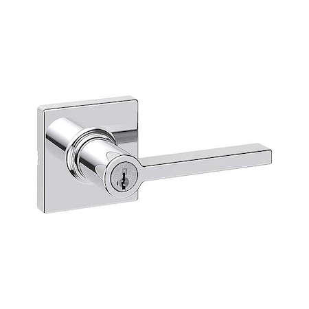Kwikset Door Lever Lockset, 1 3/8-1 3/4" Thick 405CSL-SQT-26-SMT-6AL-RCS