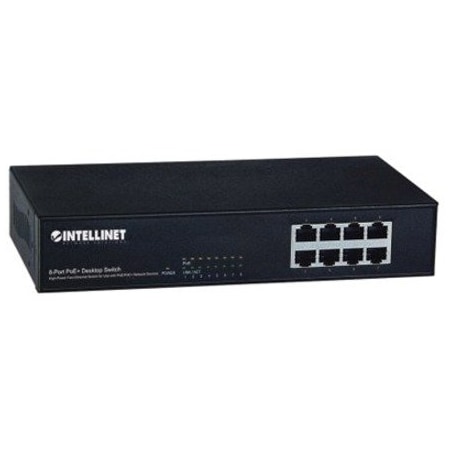 Intellinet Network Solutions 8 X Poe Ports, Ieee 802.3At/Af Power-Over-Ethernet (Poe+/Poe),  560764