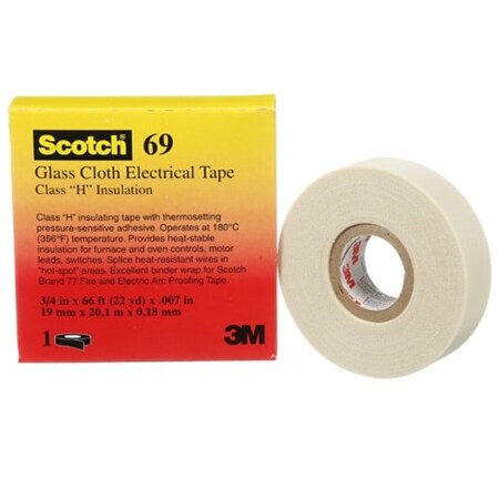 3M Glass Cloth Electrical Tape 69, 144PK 7010348192