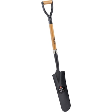 Do It Best 29'' Wood D-Handle Round Point Drain Spade YN-8SQ3-4Y