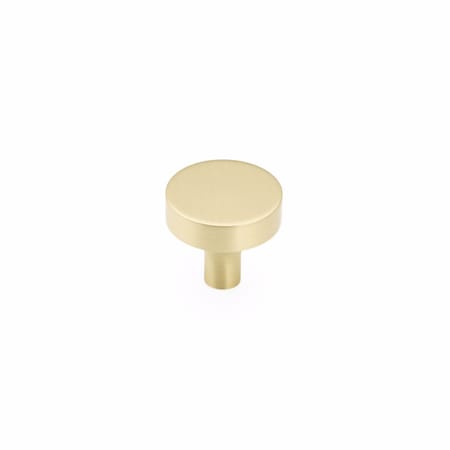 Schaub 1-1/4in Diameter Haniburton Cabinet Knob Satin Brass Finish 470-SB