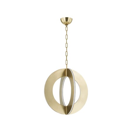 Corbett Lighting Samos Integrated LED Pendant in Vintage Brass 507-21-VB