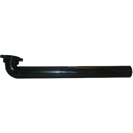 Westlake Pipe & Fittings 1-1/2'' ODx15'' Slip Joint Black Plastic Waste Arm 3/1/4247