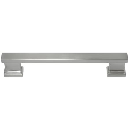 Mng Hardware 96mm c/c Pull  - Park Avenue - Satin Nickel 18028