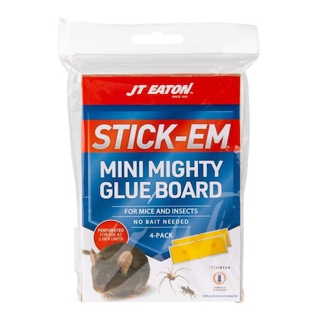 Jt Eaton STICK-EM Mini Mighty Glue Board 154