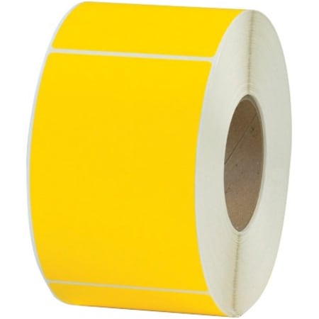 Partners Brand Thermal Transfer Labels, 4" x 6", Yellow, PK4 THL130YW