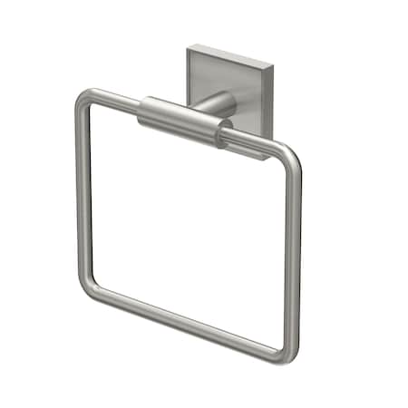 Gatco Mode Towel Ring, Satin Nickel 5622