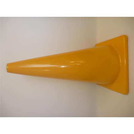 Active Athlete 28 in. Height Vinyl Cones Square Base, Yellow AC1004317