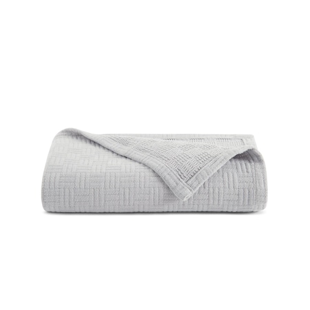 Arkwright Home Host & Home Cotton Throw Blanket 50x70 Light Gray - 1 Blanket P-THCOT-5070-LG